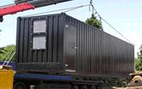 China Telecom - PEC Acoustics - External view of container